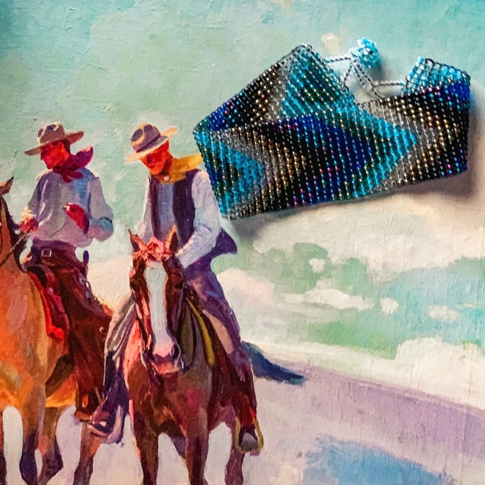 Chevron Beaded Bracelet